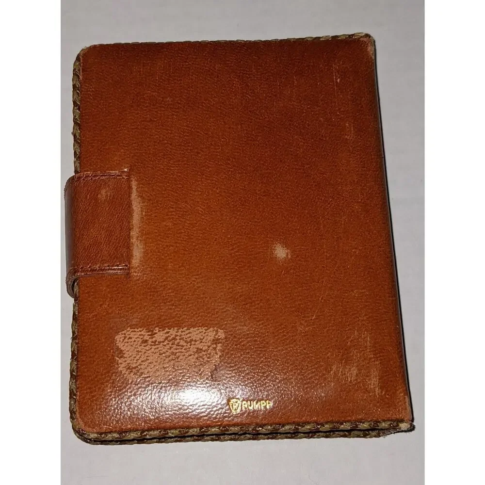 Vintage Bridge Card Set Leather Case Complete Cards Sealed Rummp & Sons Rare